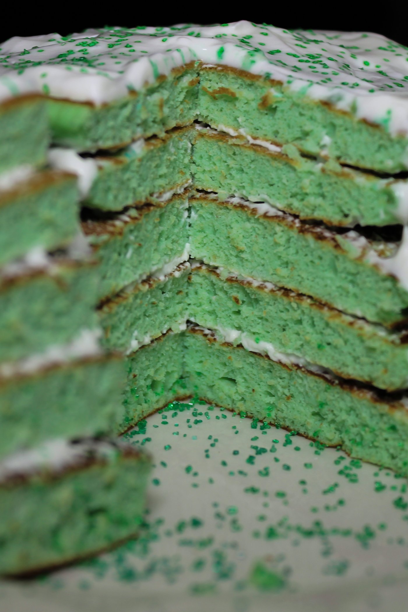 Protein Shamrock Pancakes