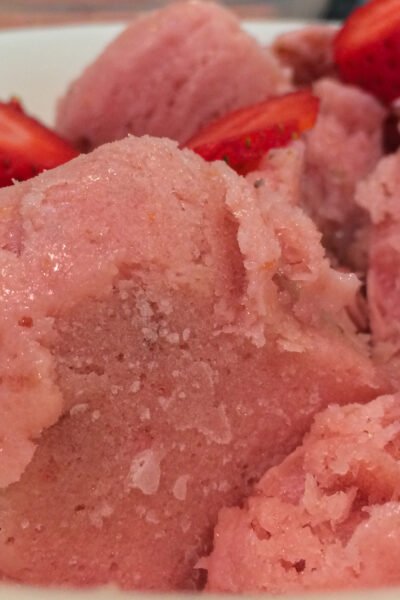 Protein Strawberry Sorbet Recipe