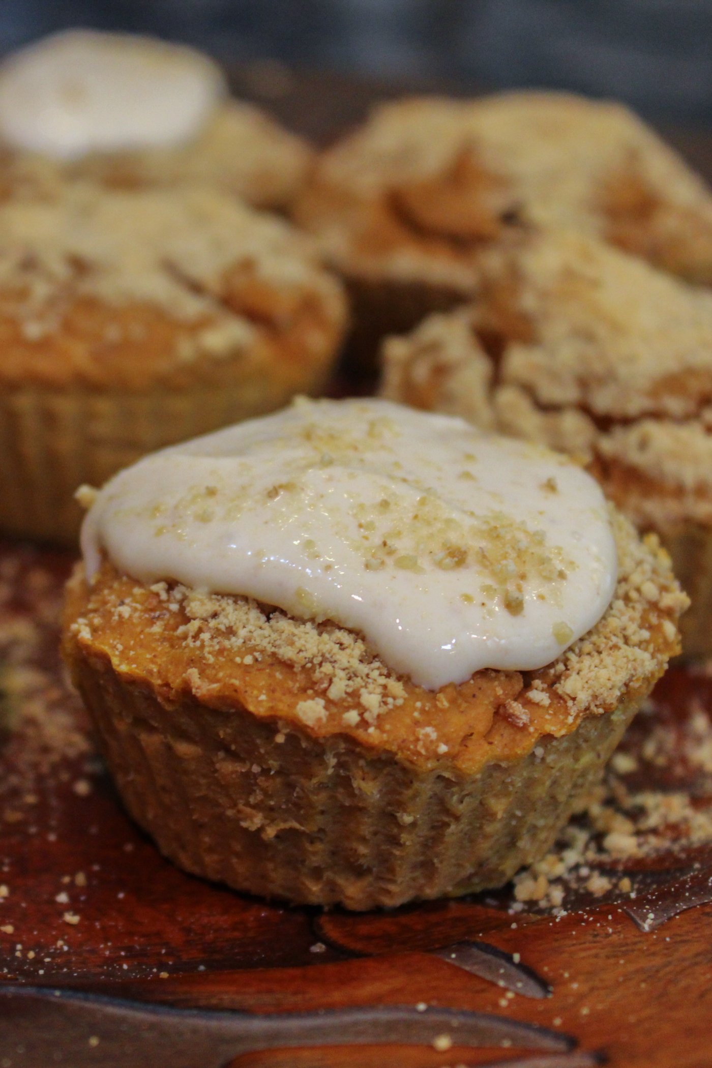 Pumpkin Pie Protein Cupcakes