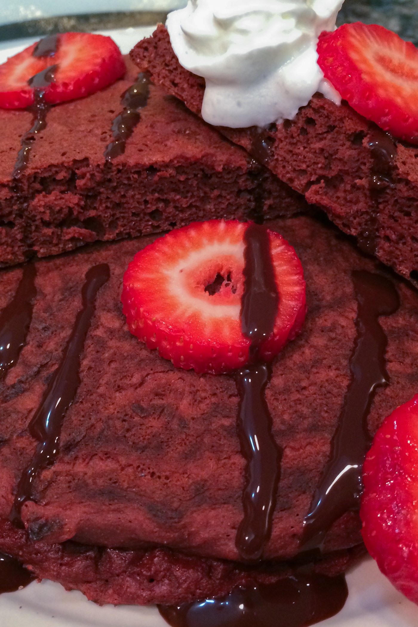 Red Velvet Protein Pancakes