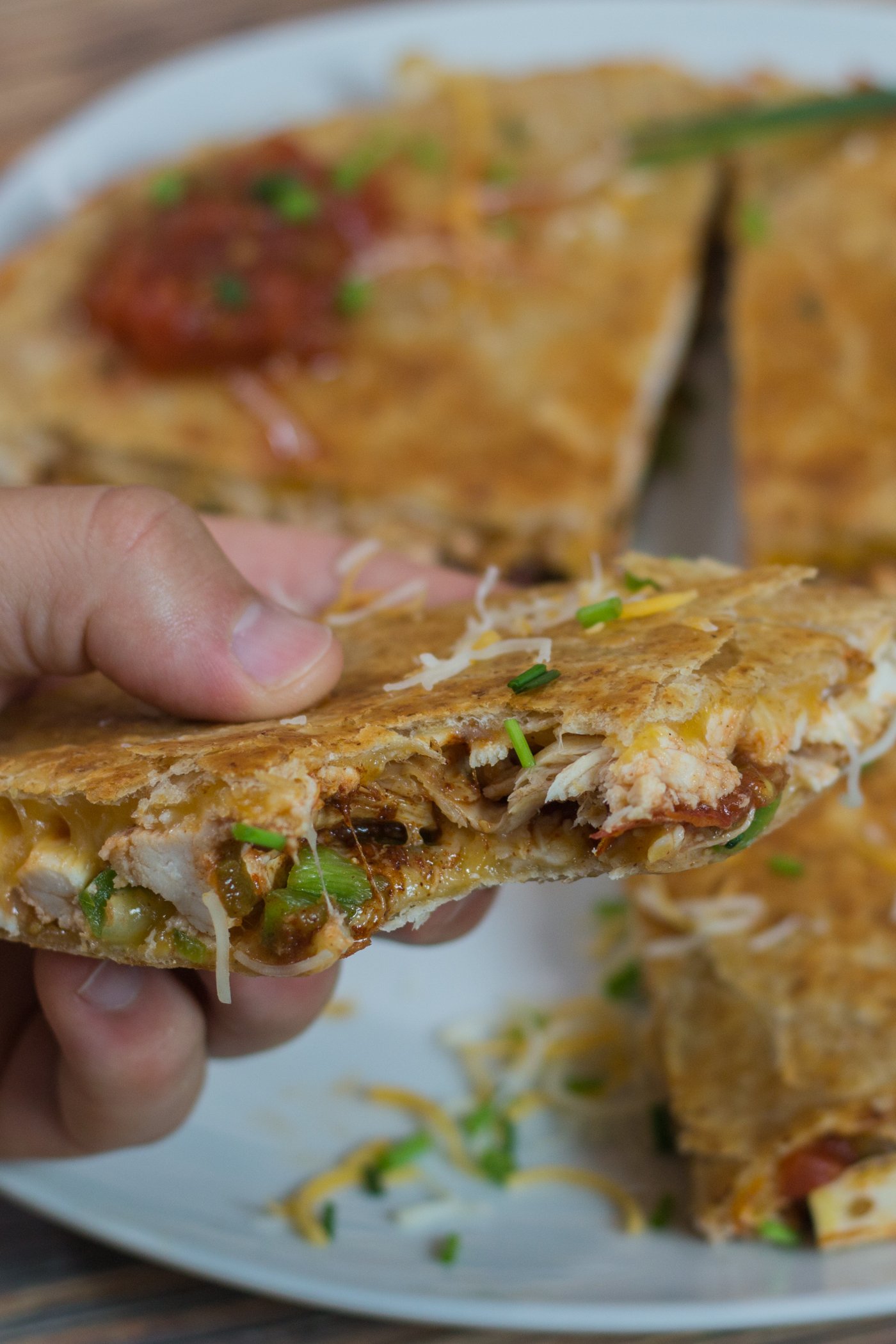 Quick Rotisserie Chicken Quesadillas