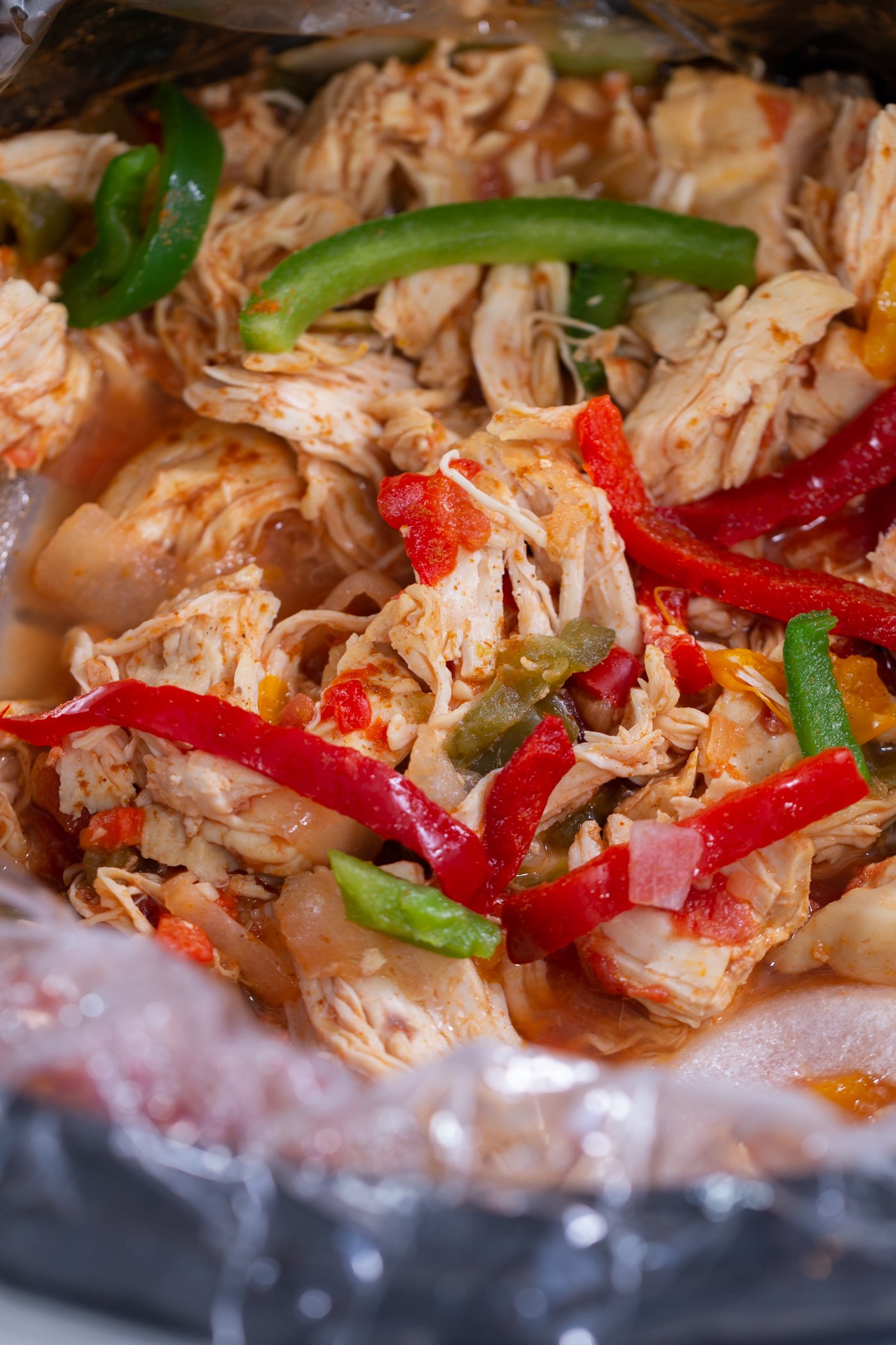 Low Carb Slow Cooker Chicken Fajitas