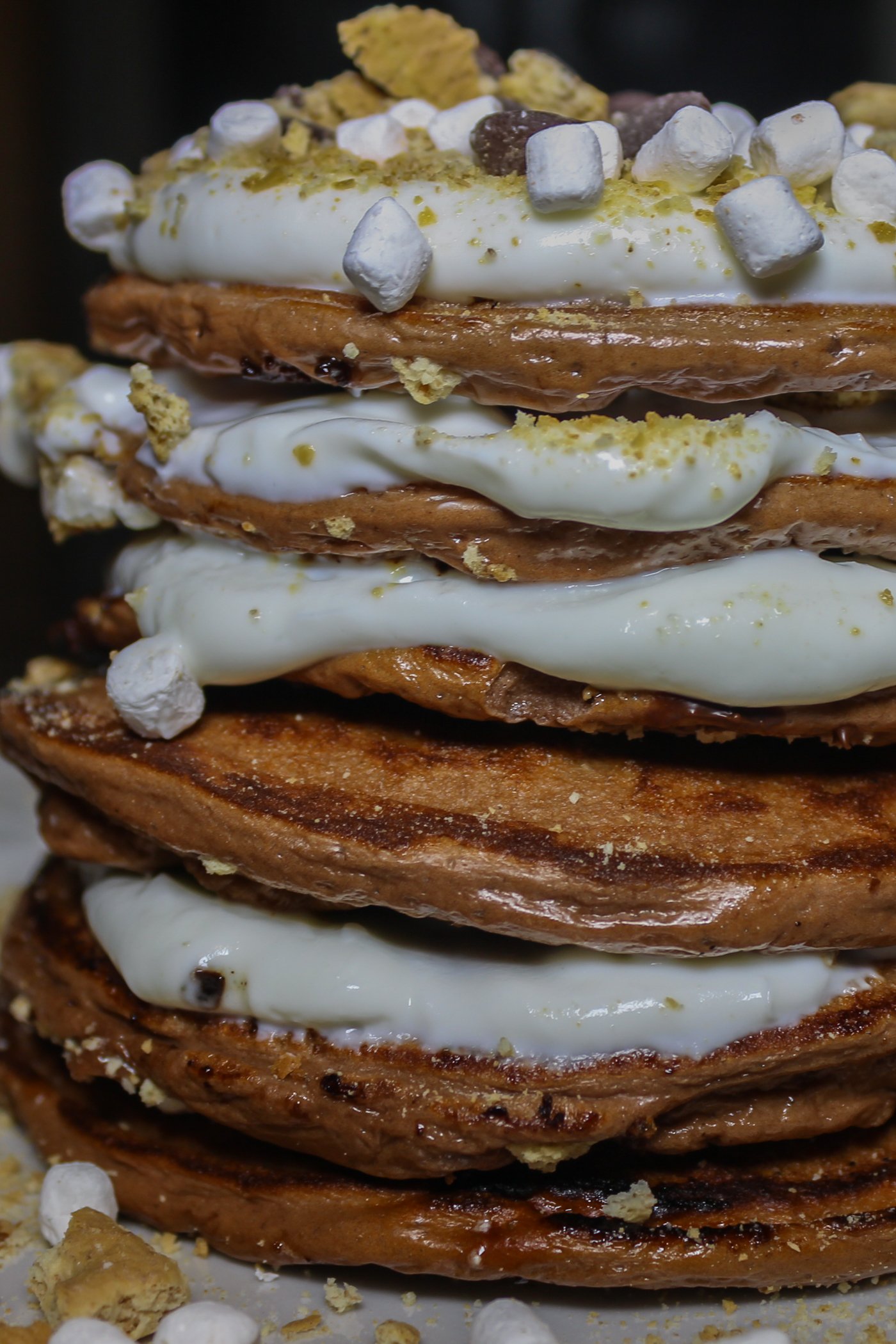 S’mores Protein Pancakes