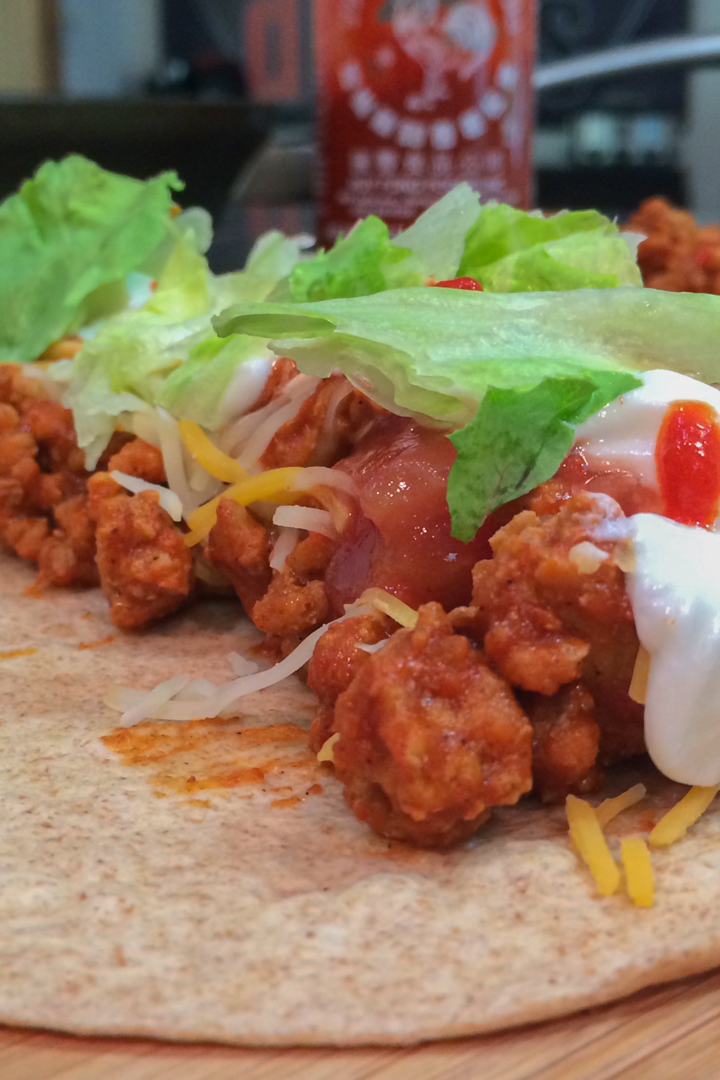 Sriracha Turkey Tacos