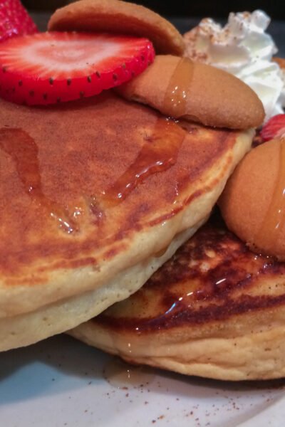 Strawberry Shortcake Protein Pancakes Recipe