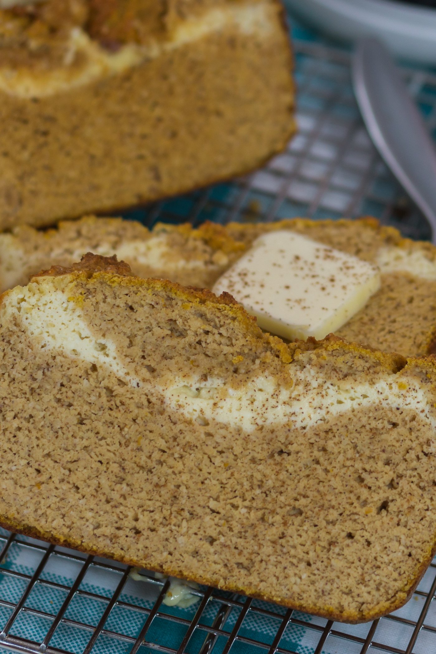 Stuffed Low Carb Pumpkin Bread