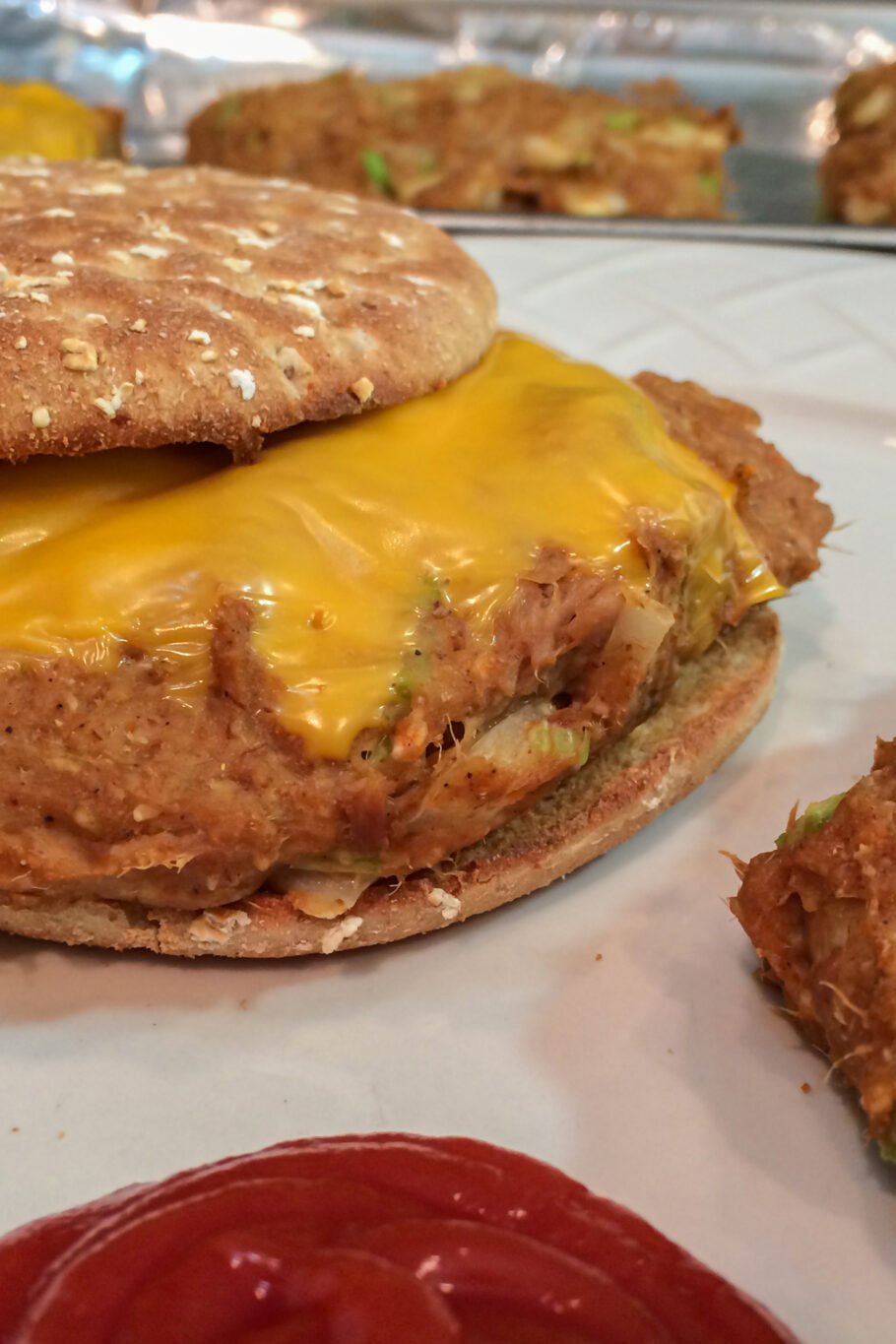 Taco Tuna Burgers Recipe