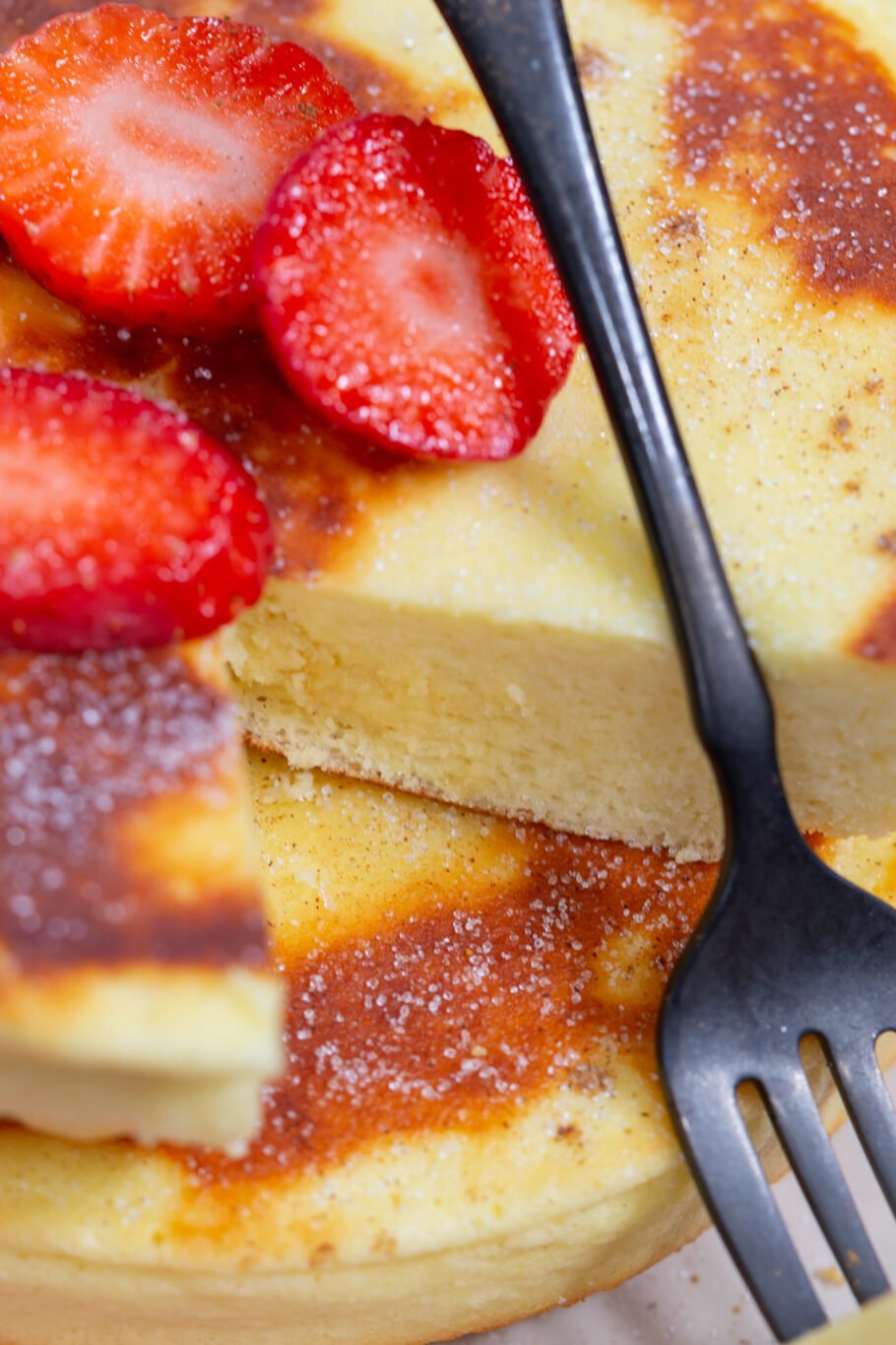 Protein Fluffy Japanese Pancakes Above