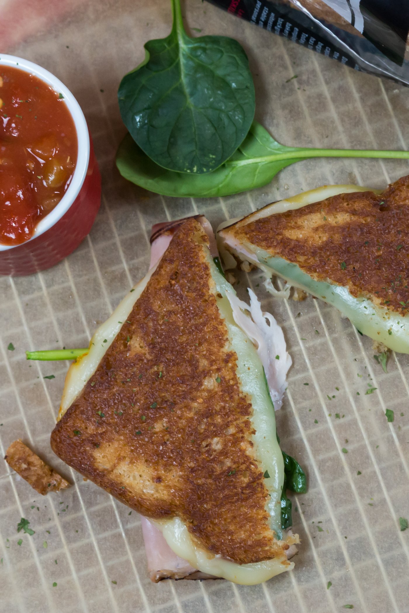Easy Ham & Grilled Cheese