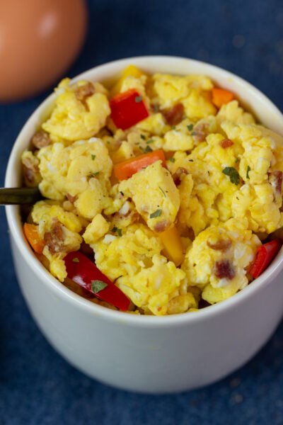 Microwave Scrambled Eggs in a Mug Recipe