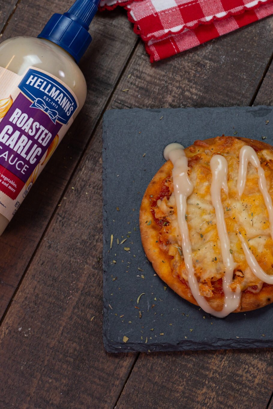 Quick Flatbread Pizza Slate