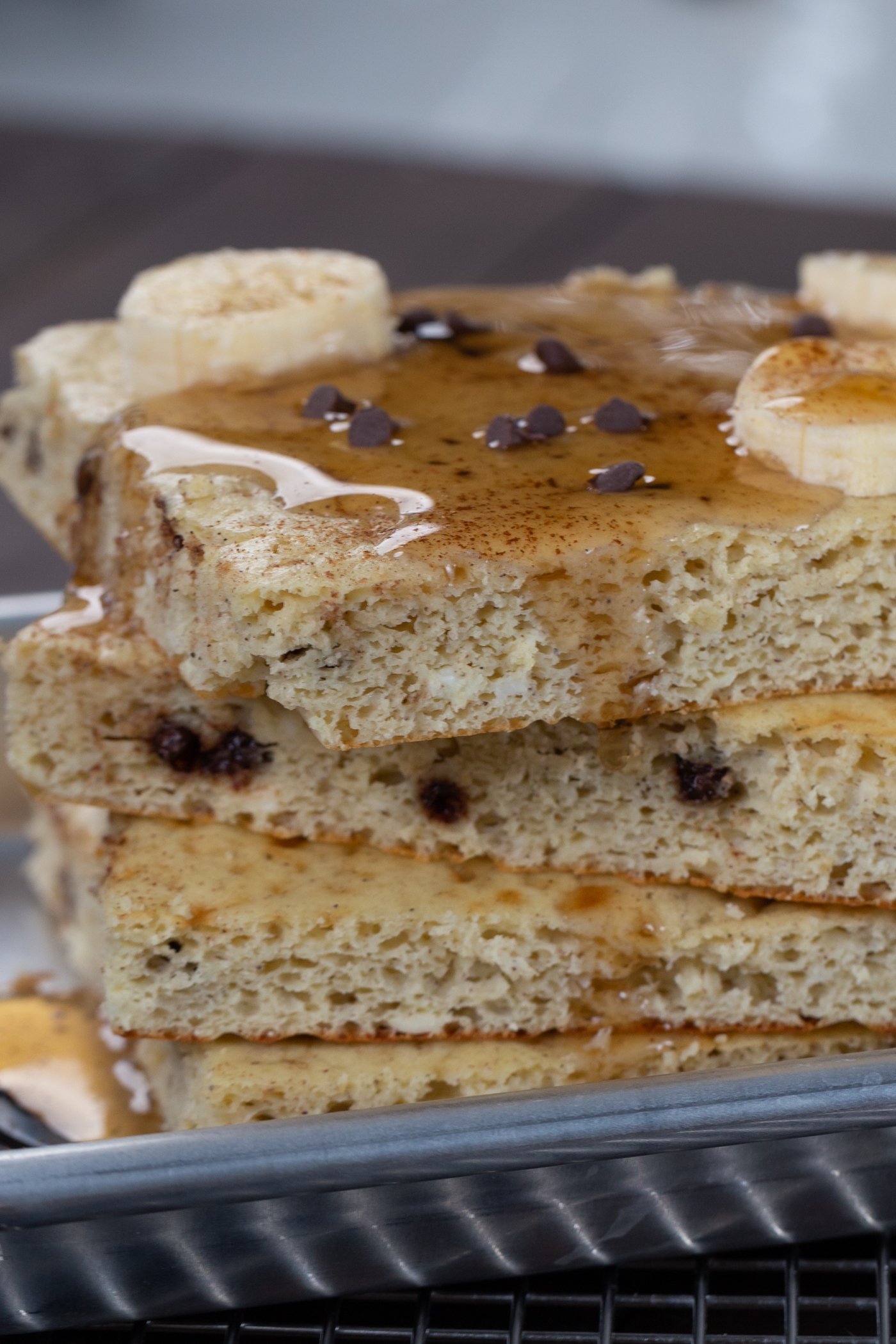 Easy Sheet Pan Protein Pancakes