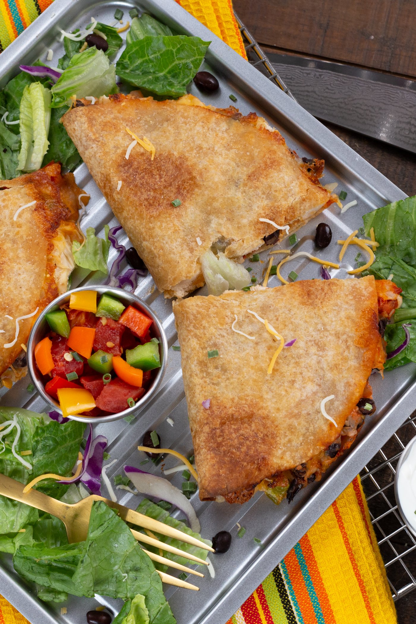 Baked Quesadillas