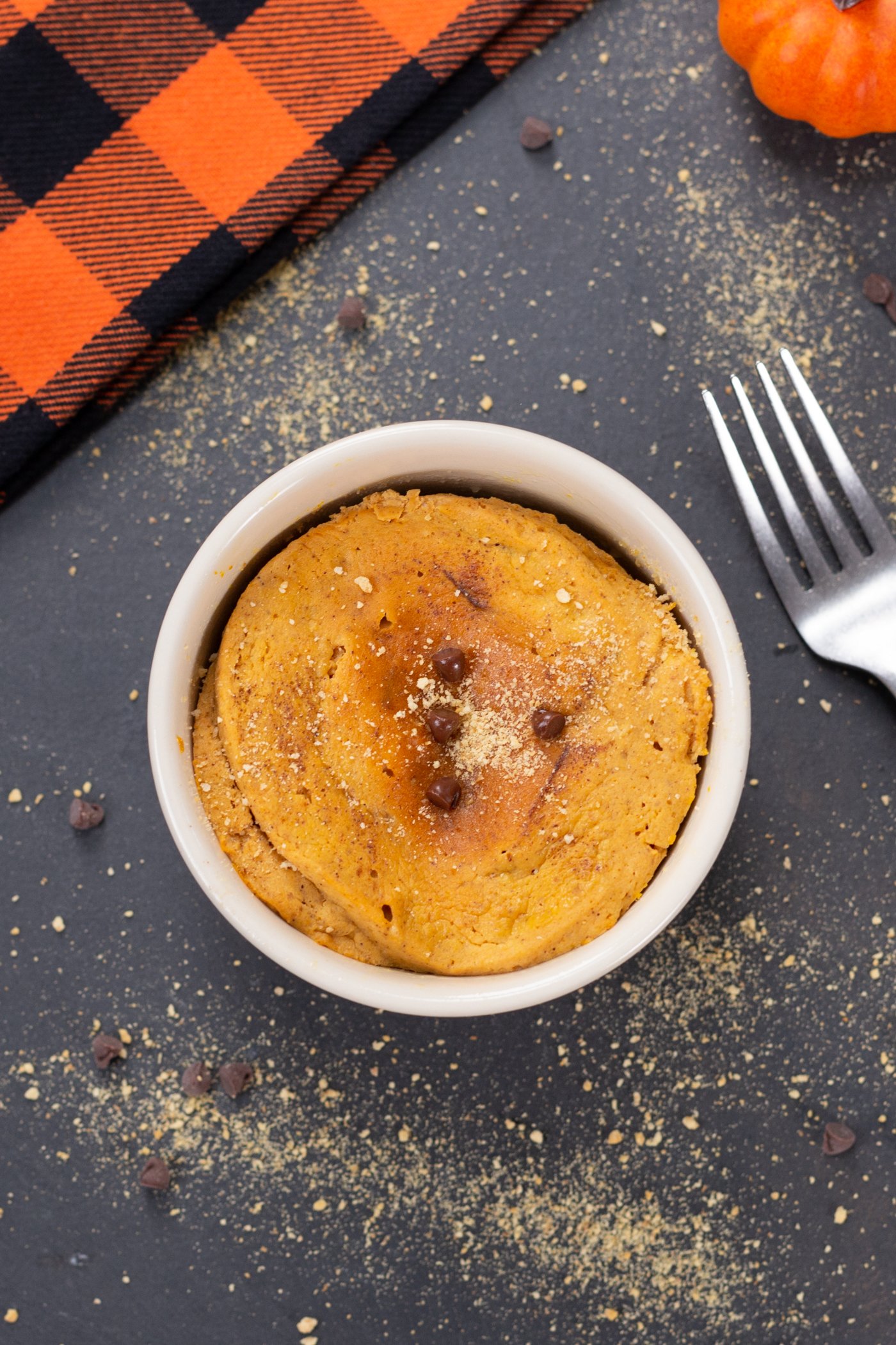 Easy & Healthy Microwave Pumpkin Pie