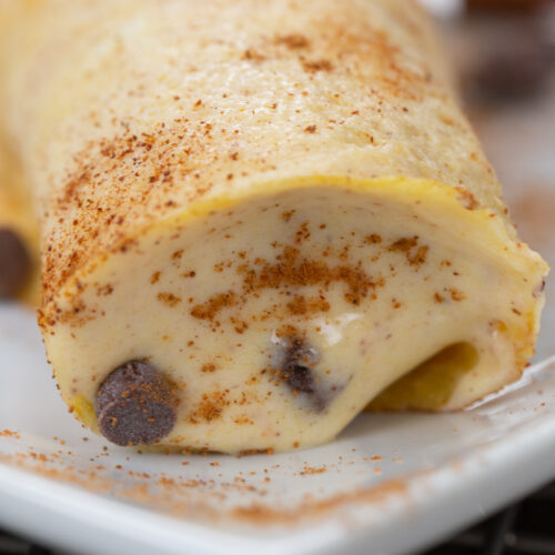 Protein Pumpkin Crepes with Filling Recipe