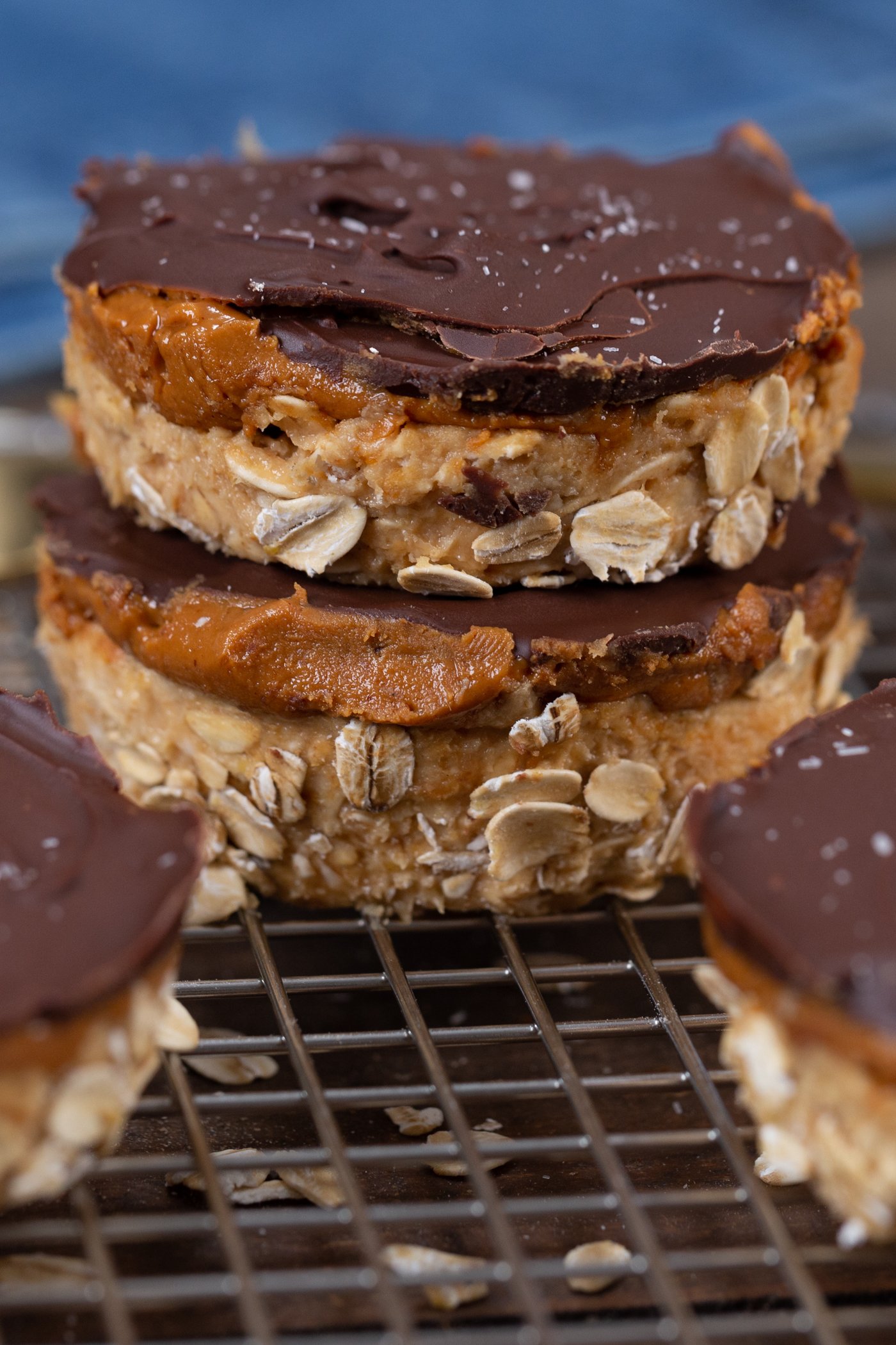 No Bake Peanut Butter Oat Cups