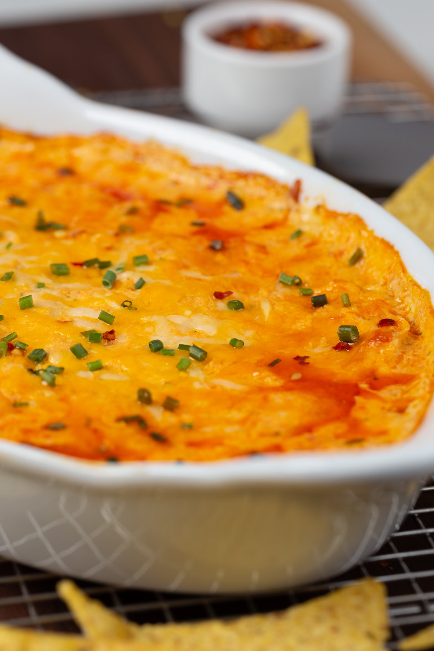 Cottage Cheese Buffalo Chicken Dip
