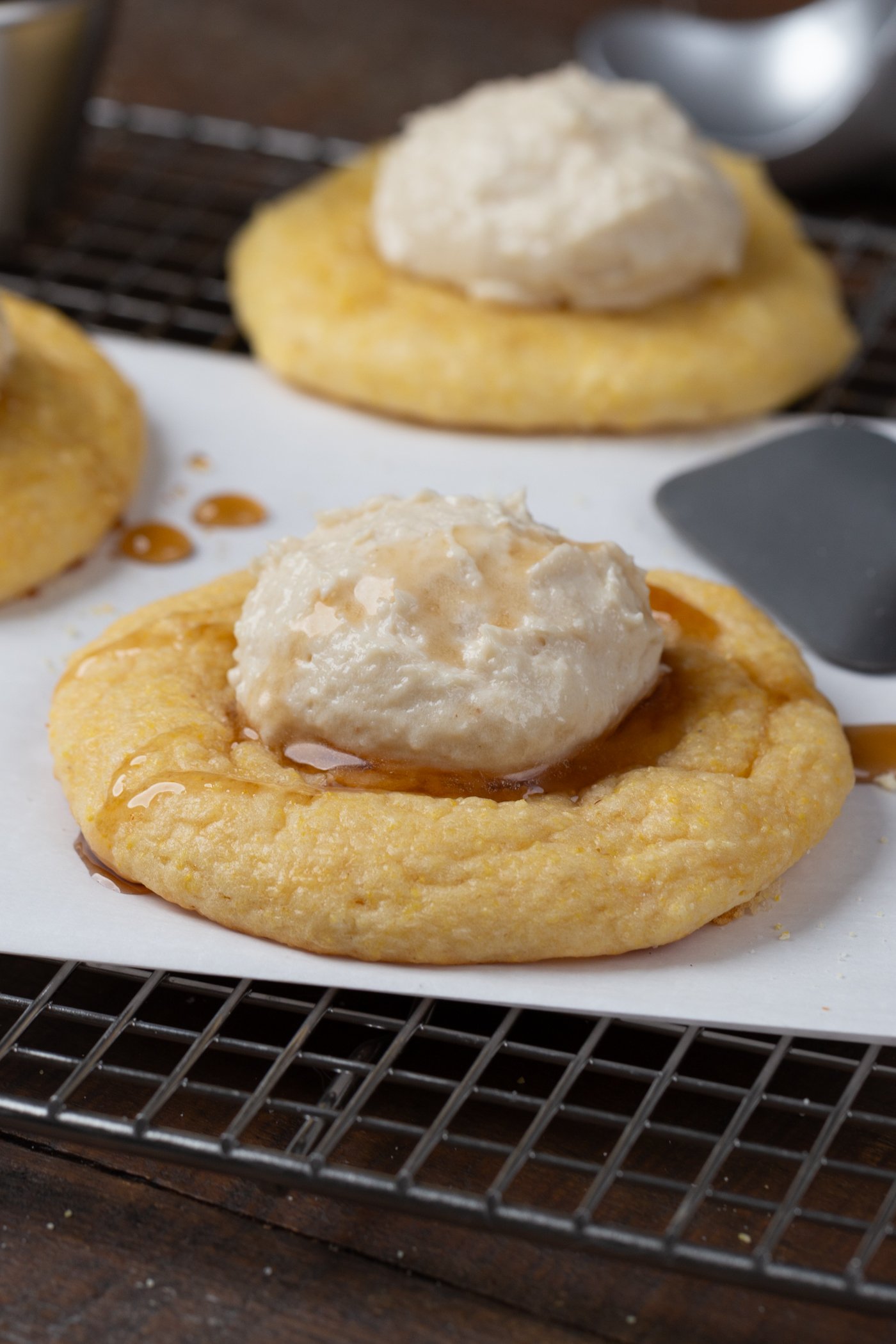 Protein Cornbread Cookies