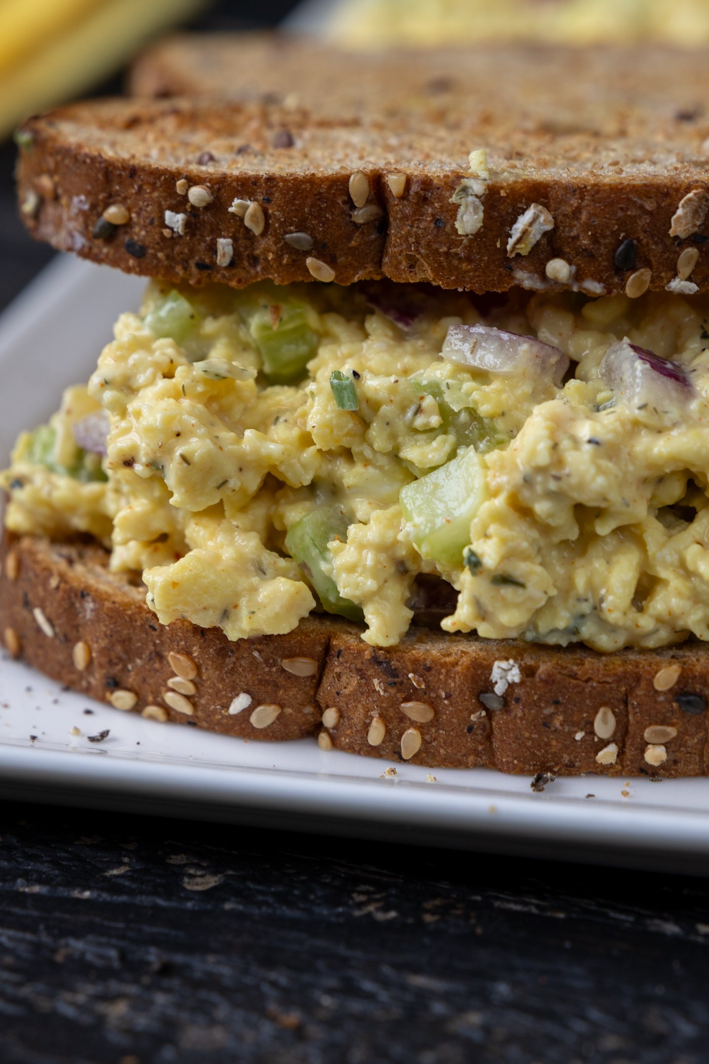 The Best Scrambled Egg Salad