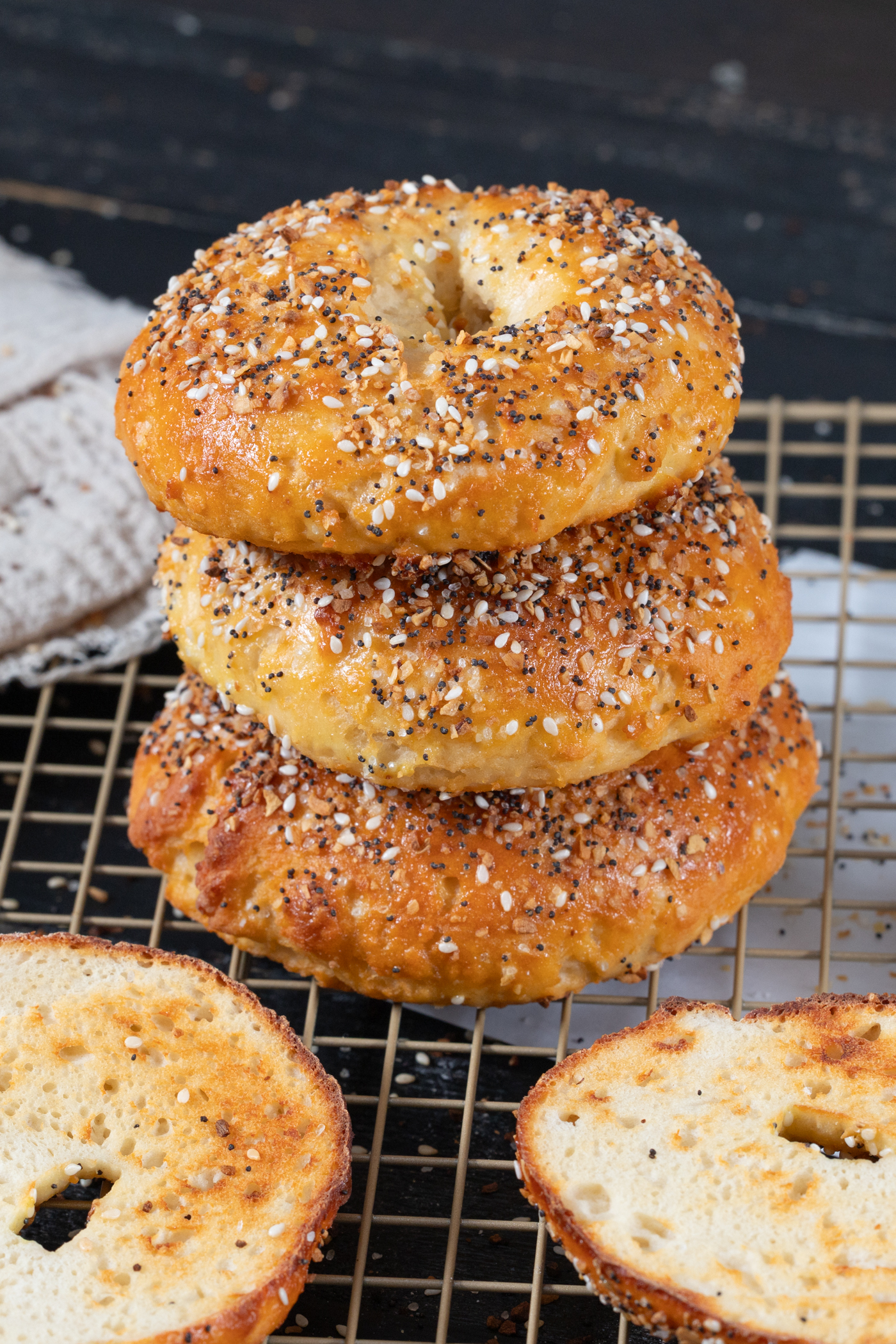 High Protein Bagels