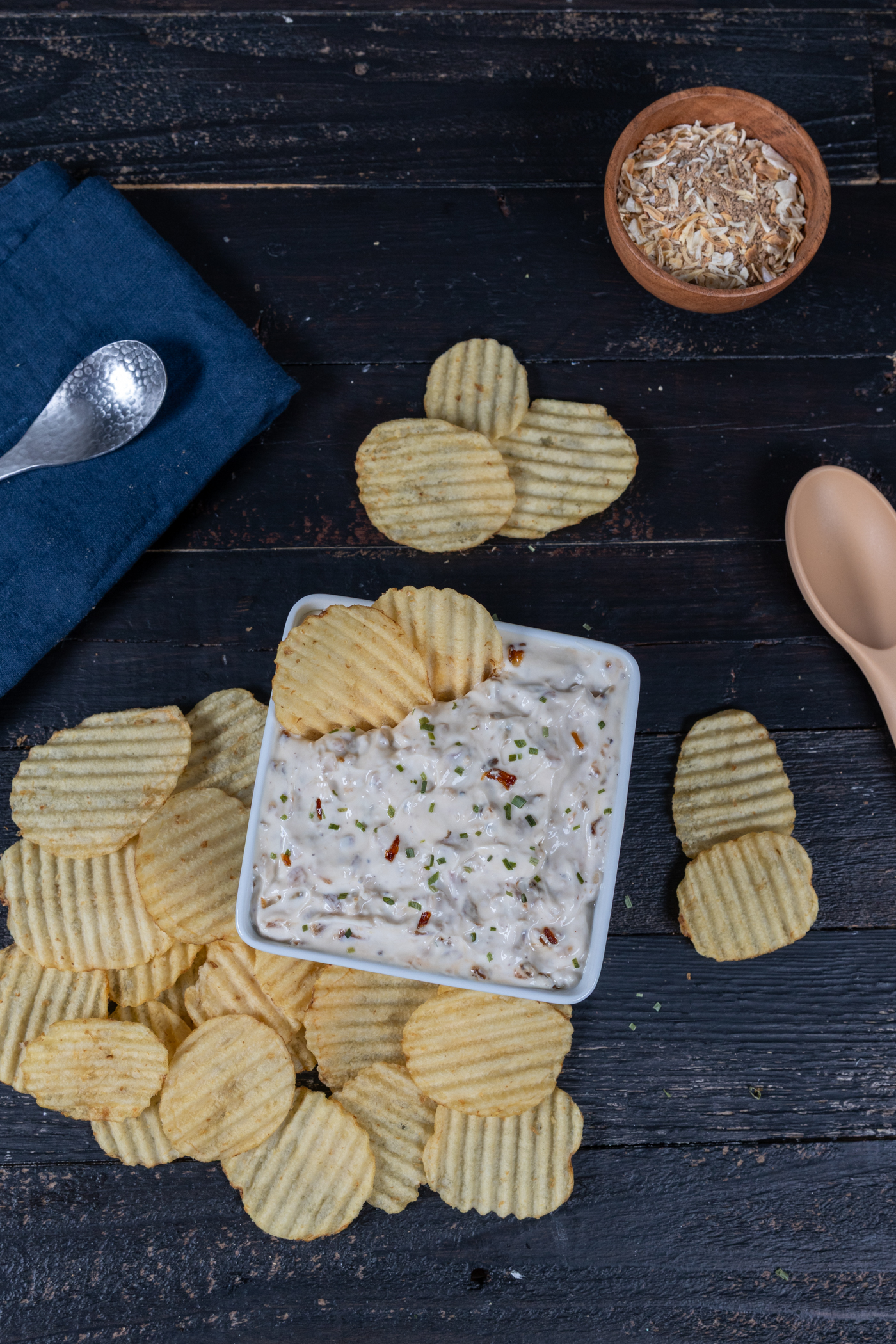 French Onion Dip with Greek Yogurt
