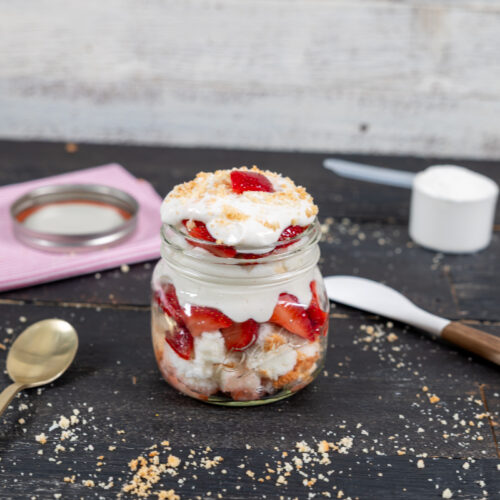 Easy Protein Strawberry Shortcake Recipe