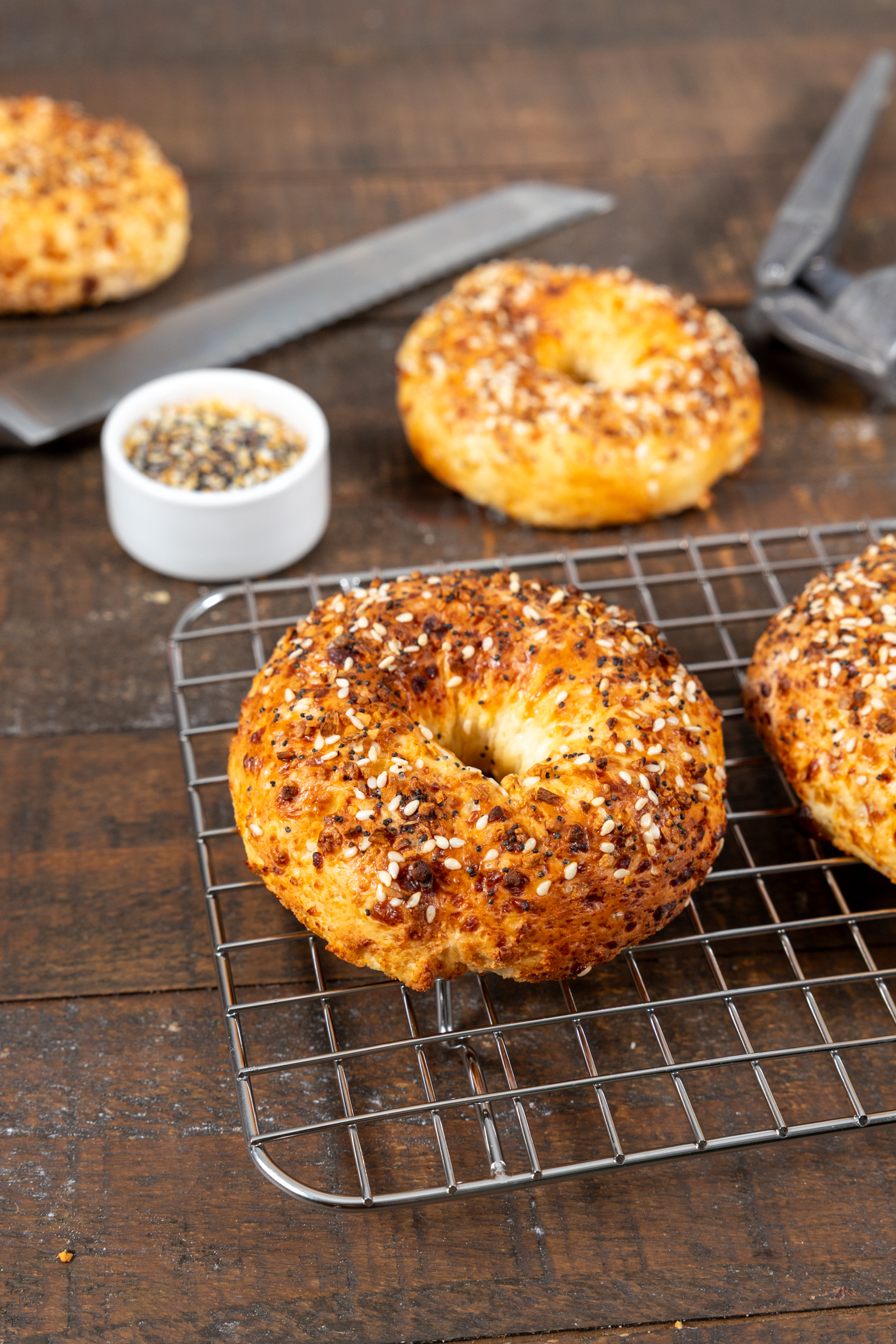 Cottage Cheese Bagels