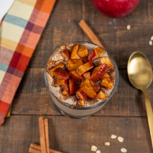 Apple Pie Protein Overnight Oats Recipe